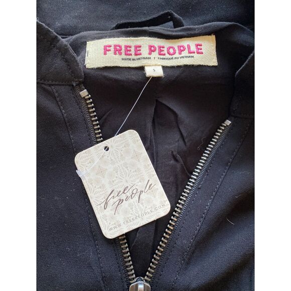 Free People On Pointe Bomber Jacket Womens Small NWT - Picture 4 of 5